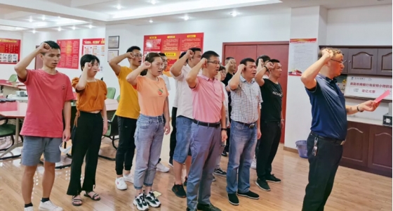 初心稳固、使命在肩，，，，麻将胡了2园区党总支“迎七一”主题党日活动