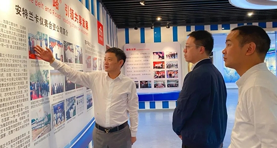 青田县委常委、纪委书记、监委主任陆翔到麻将胡了2集团开展“纪检监察干部联百企”活动